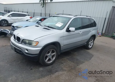 2002 BMW X5 3.0I from USA, damaged, VIN 5UXFA53562LP50224